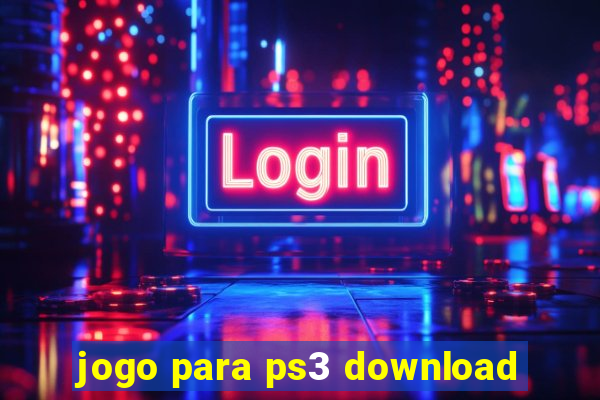 jogo para ps3 download